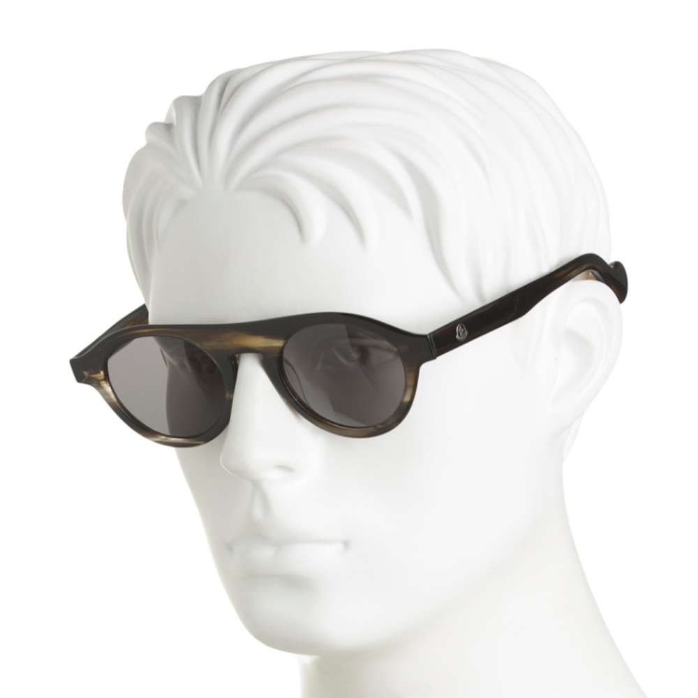 Moncler 48MM Designer Sunglasses Dark Green - Picture 3 of 10